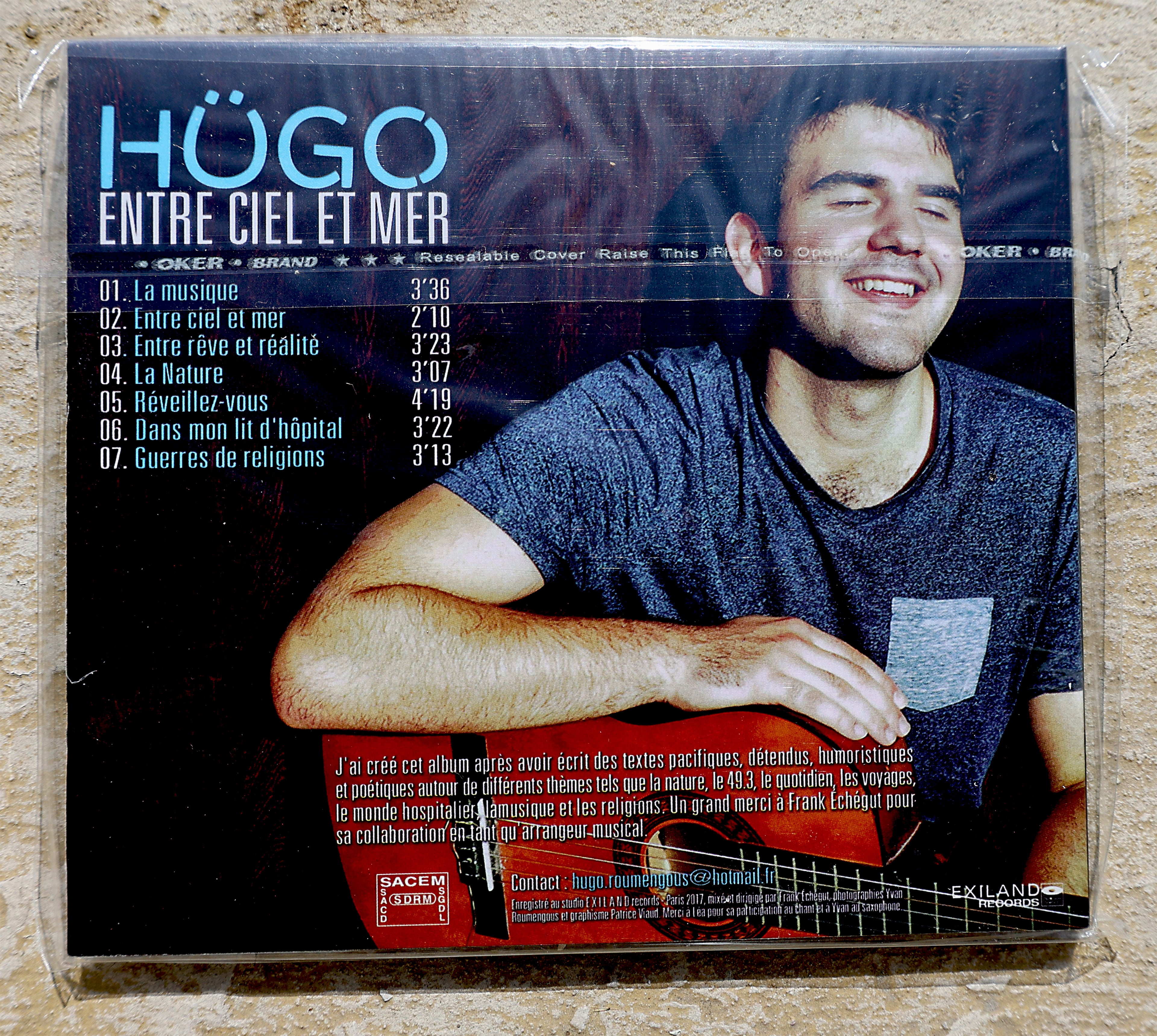 CD - HÜGO - Entre ciel et mer