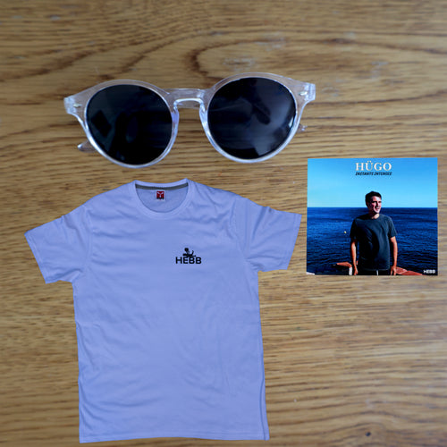 Bundle CD HÜGO - Instants intenses + T-shirt HEBB Noir + Lunette de soleil HEBB